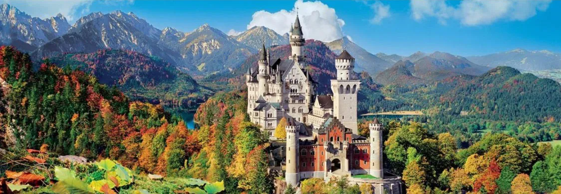 Clementoni - High Quality Collection Puzzle - Neuschwanstein !!! 1000 !!! Teile Panorama