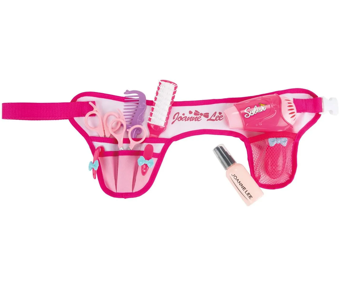 Toi-Toys 45972A - Glamour Shine Friseurset Friseur-Gürtel mit echtem Föhn