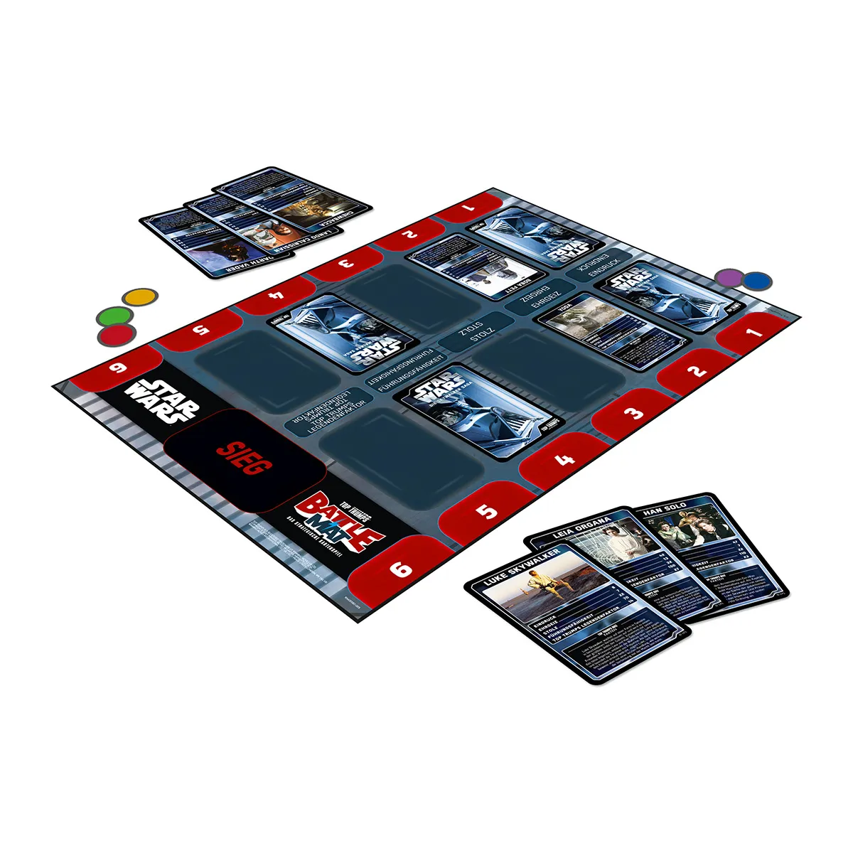 Battle Mat - Star Wars inkl. Top Trumps