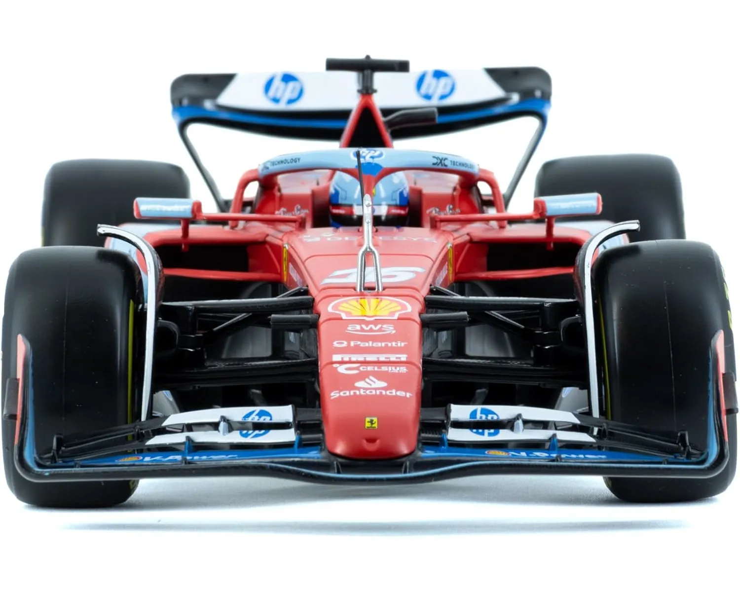 Bburago 18-16815L-1 - Modellauto - Ferrari SF-24 Miami Leclerc #16 (Maßstab 1:18)