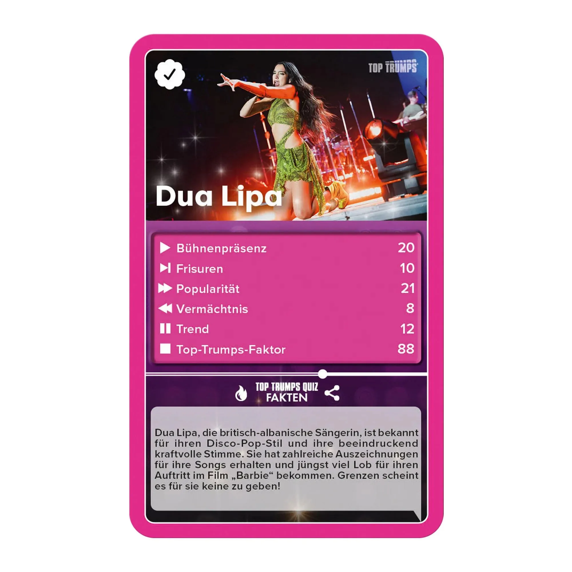 Top Trumps - Popstars