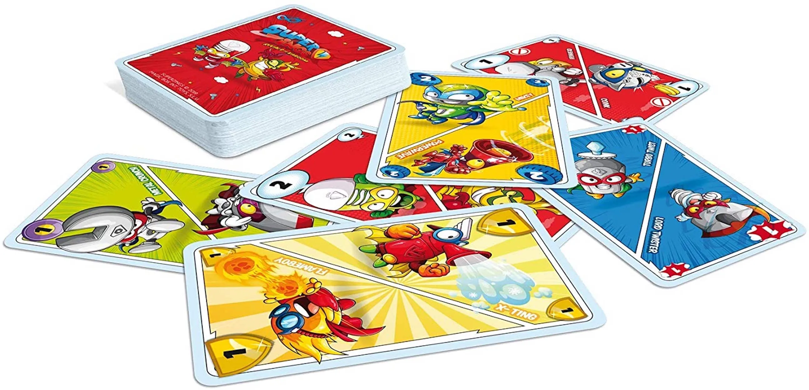 Superzings 22510000 - Spielkarten 4in1