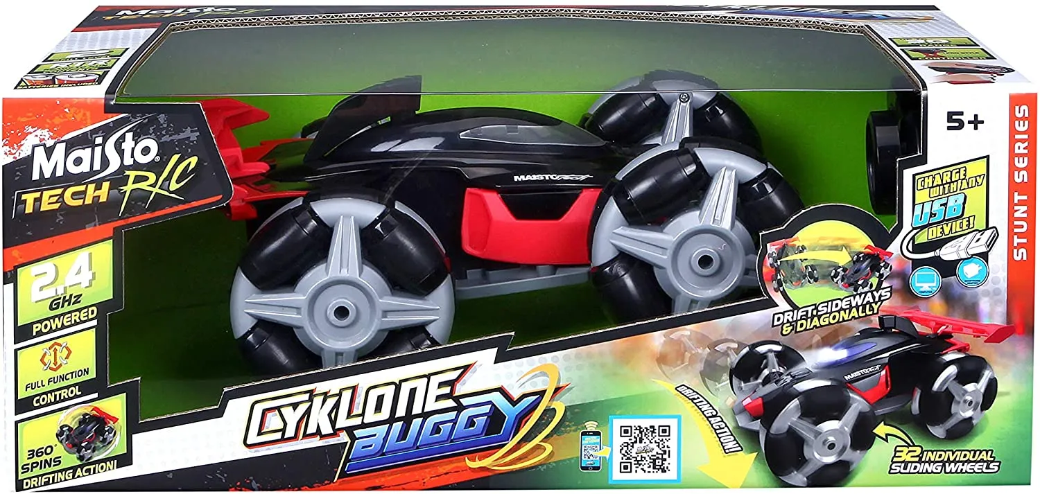 Maisto Tech 582241 - Ferngesteuertes Auto - Cyklone Buggy (schwarz, 26cm)