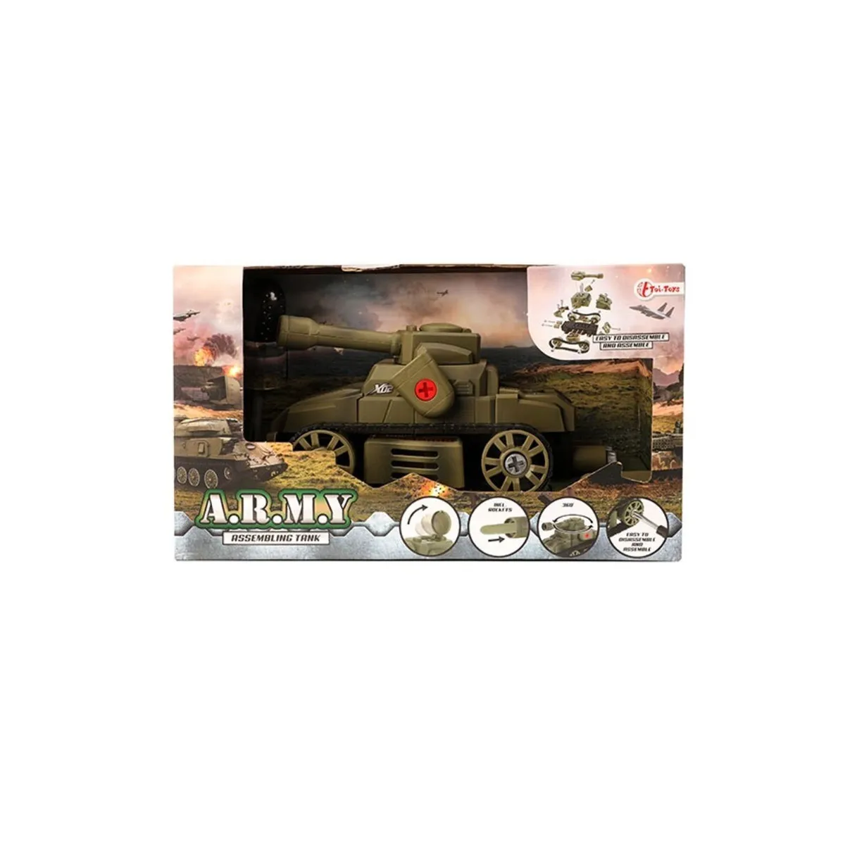 Toi-Toys 15111A - ALFAFOX Baue selbst einen Panzer