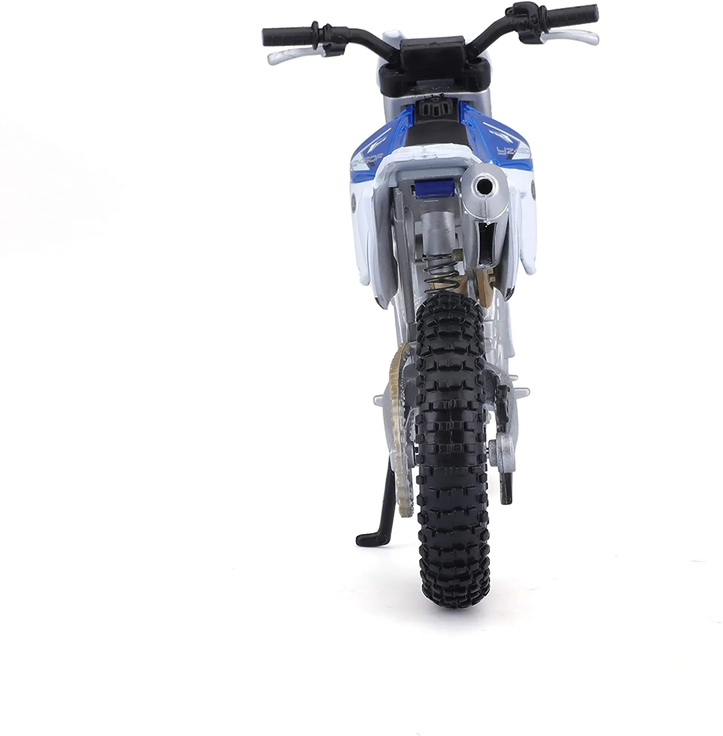 Maisto 5-13021 - Modellmotorrad - Yamaha YZ450F (weiß-blau, Maßstab 1:12)