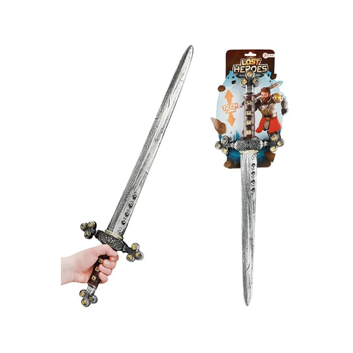 Toi-Toys 17853A - LOST HEROES Langes Schwert - Eisenritter- auf Karte