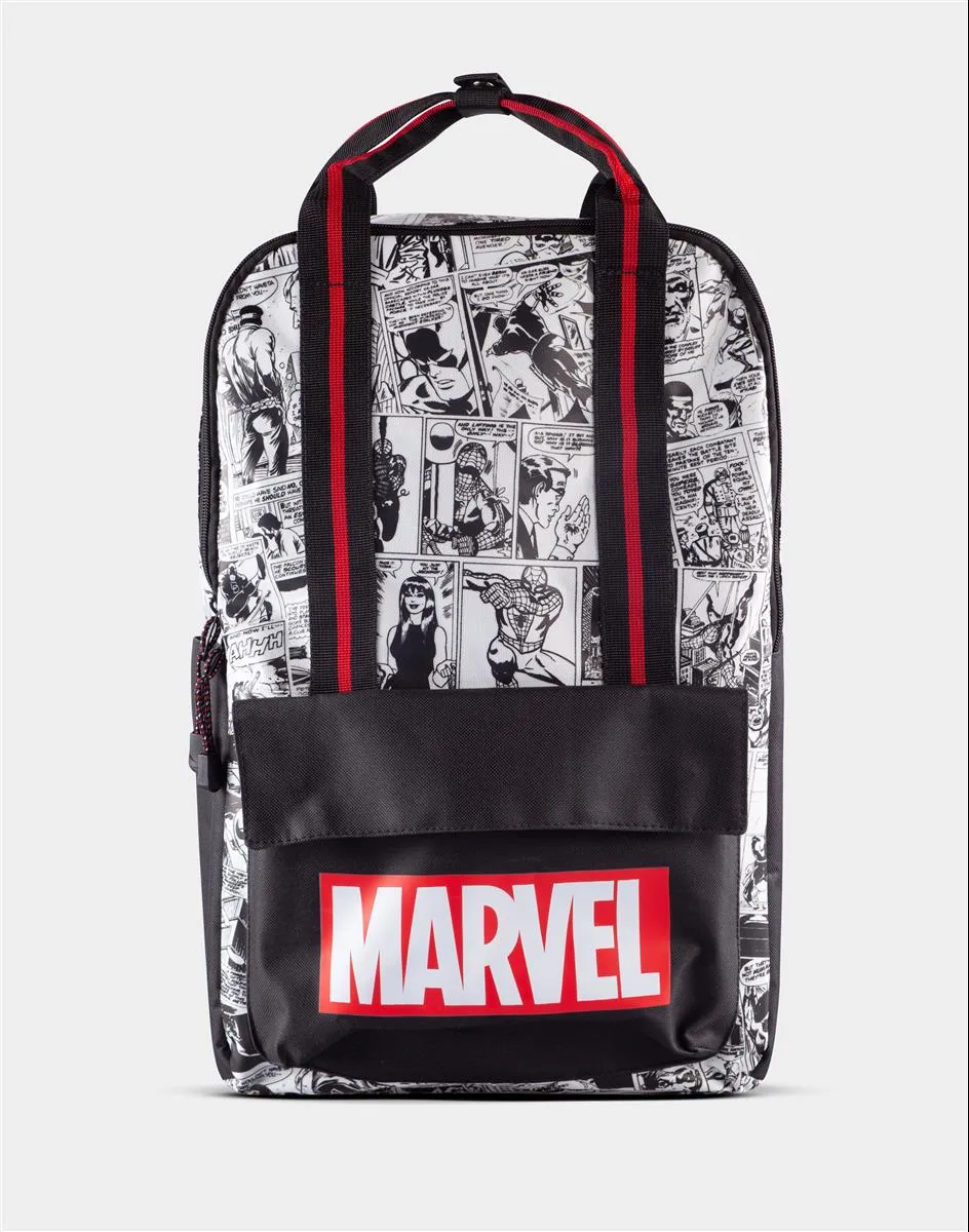 Marvel Rucksack - Comic (schwarz/weiß)