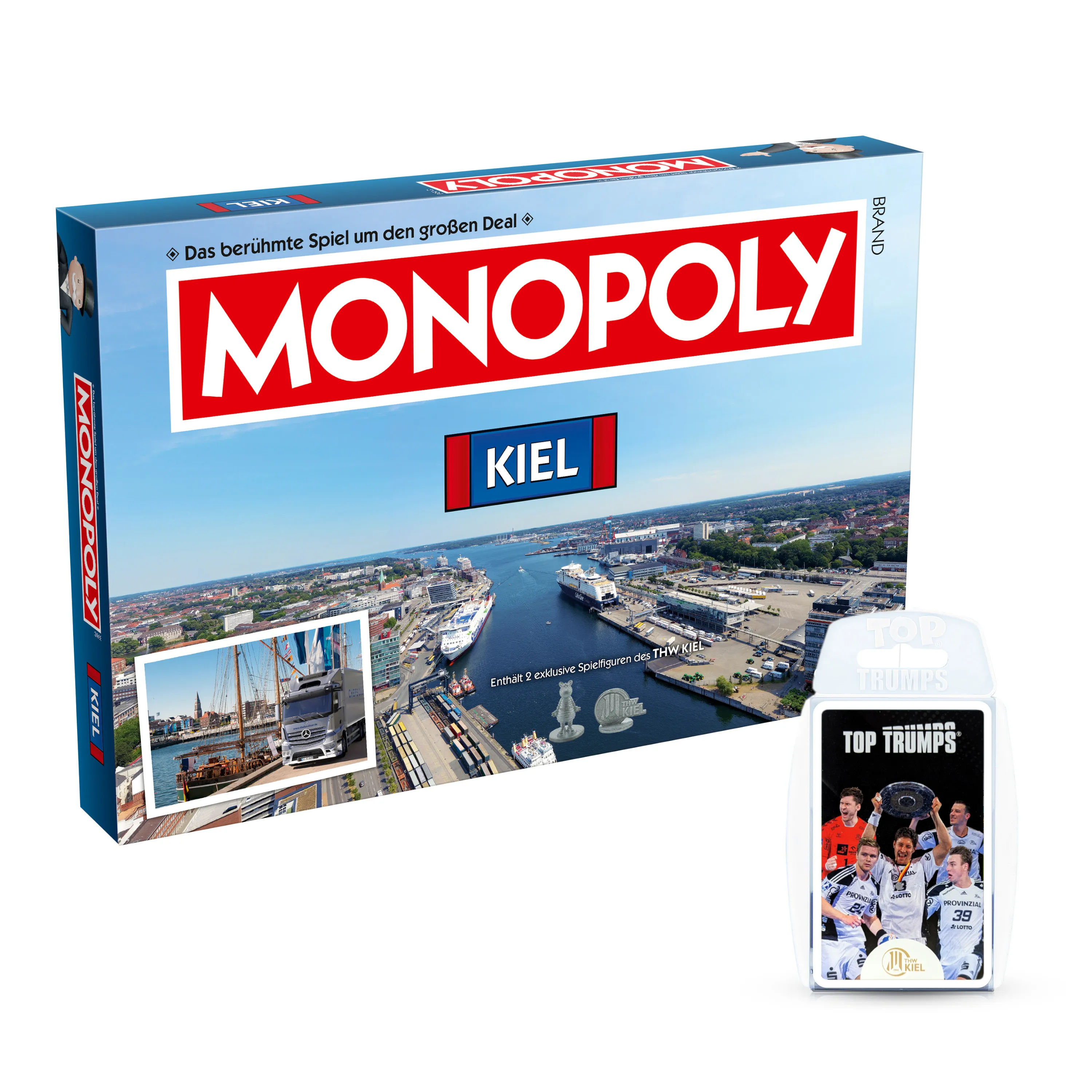 Monopoly - Kiel inkl. Top Trumps THW Kiel