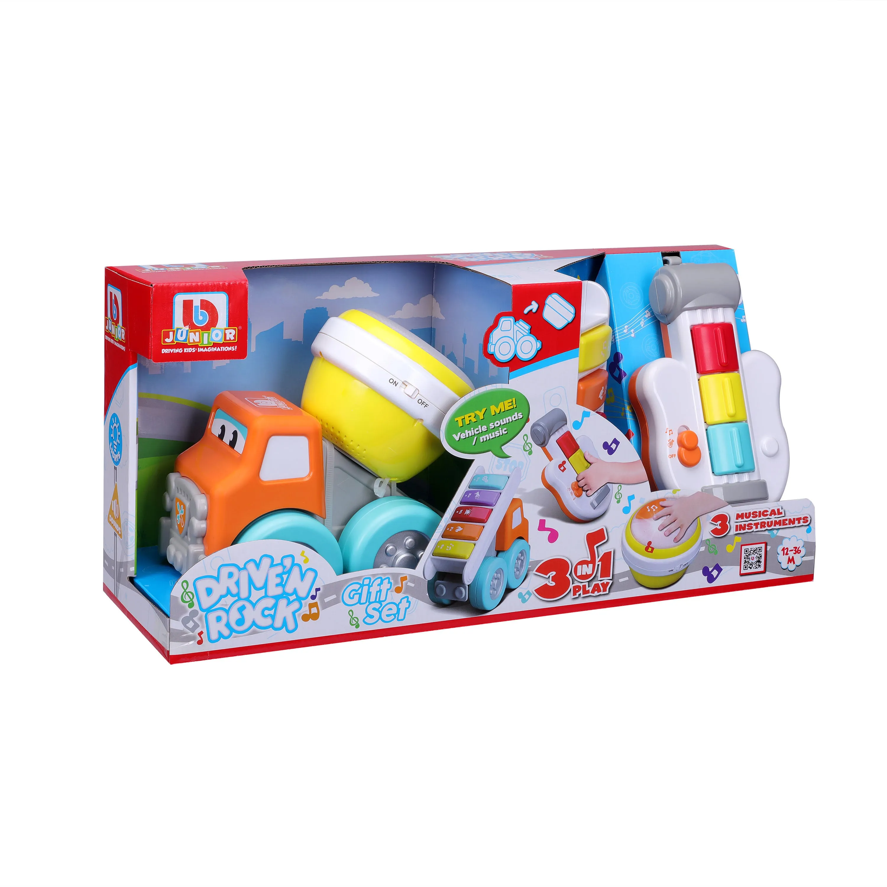 BB Junior 16-89034 - Drive' n Rock - Geschenk-Set