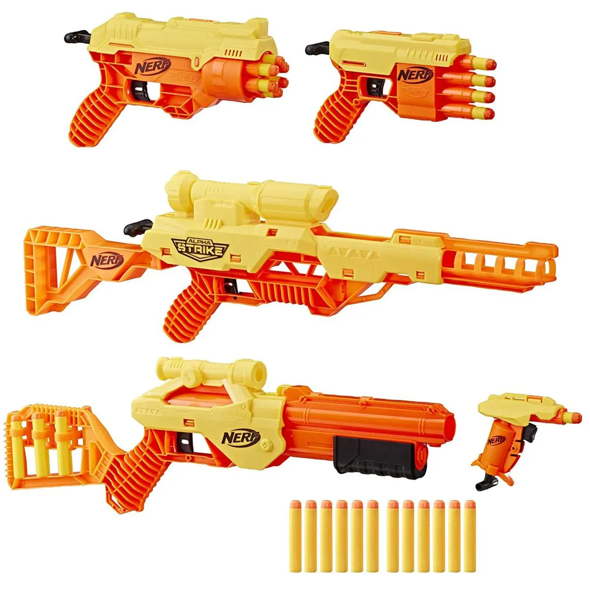 Hasbro E8339 - Nerf - Alpha Strike - Ultimate Mission Pack