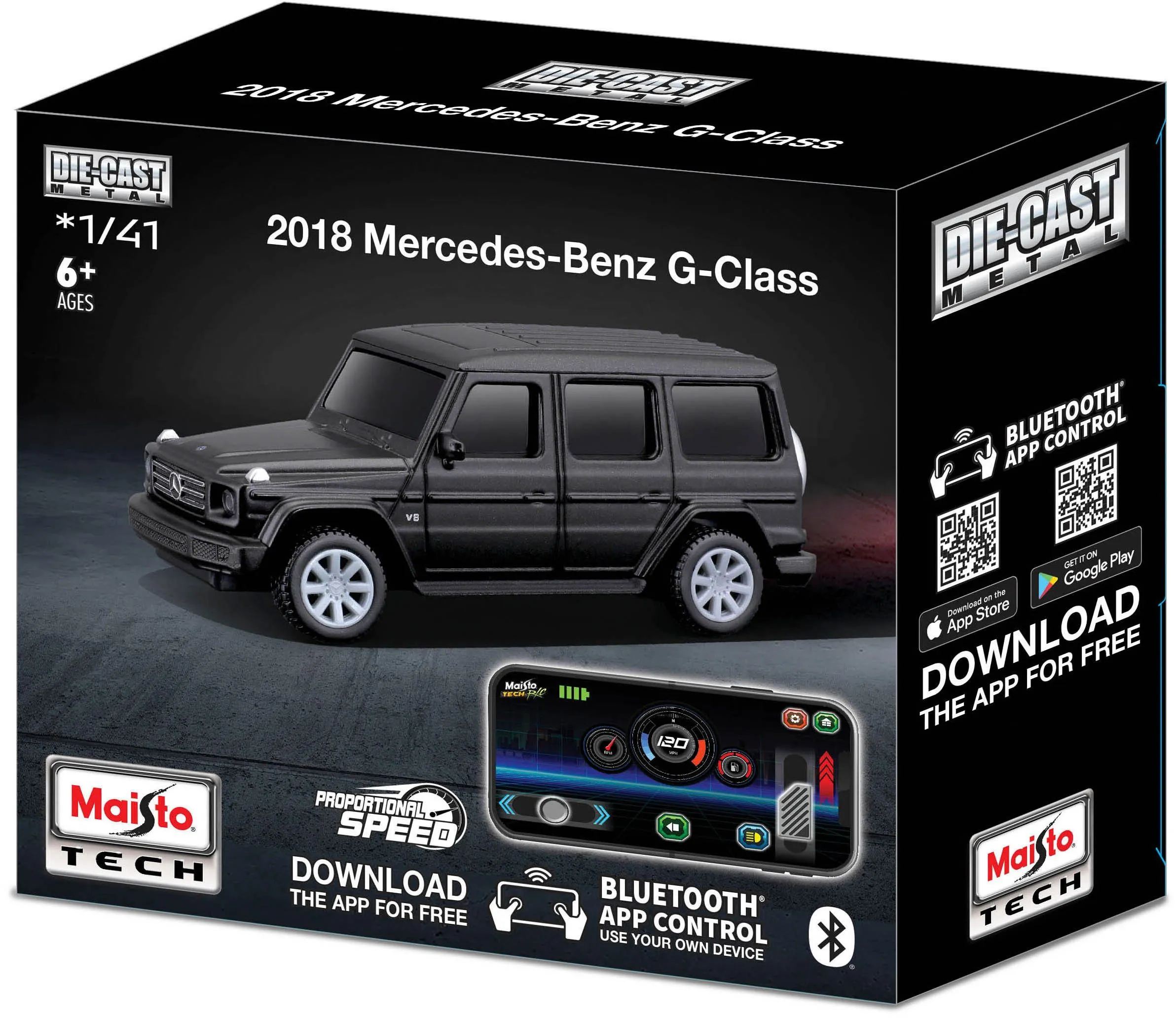 Maisto Tech 82650 - Ferngesteuertes Auto - Mercedes Benz G-Klasse (11cm, Maßstab 1:41)