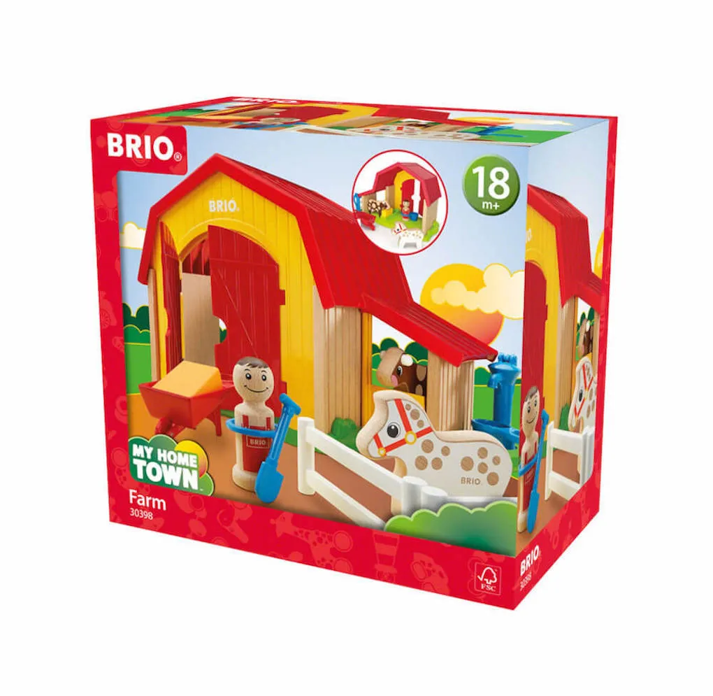 BRIO 30398 - Spielset - My Home Town Bauernhof