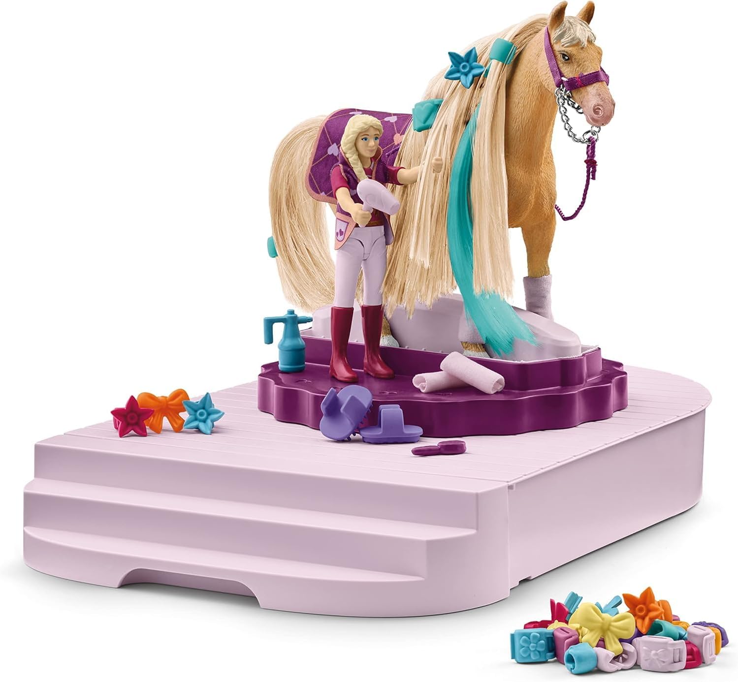Schleich 42617 - Pferde Styling Station - Horse Club Sofia's Beauties (54 Teile) Schleich 42617 - Pferde Styling Station - Horse Club Sofia's Beauties (54 Teile)