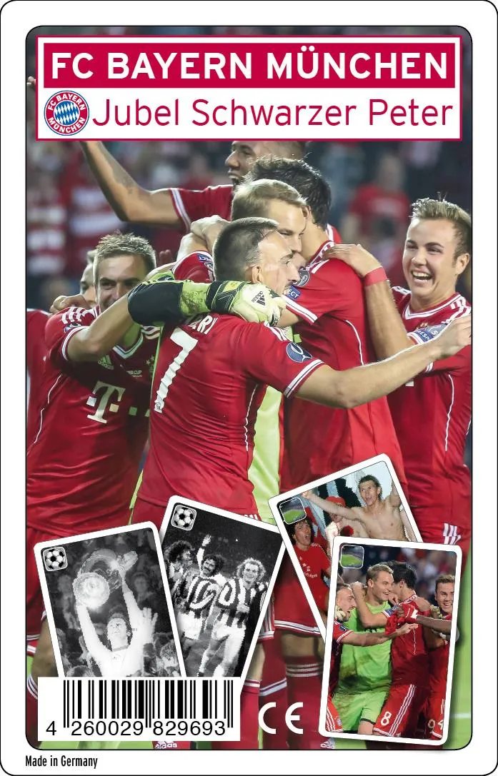 Teepe Verlag 22596921 - Kartenspiel FC Bayern München - Schwarzer Peter