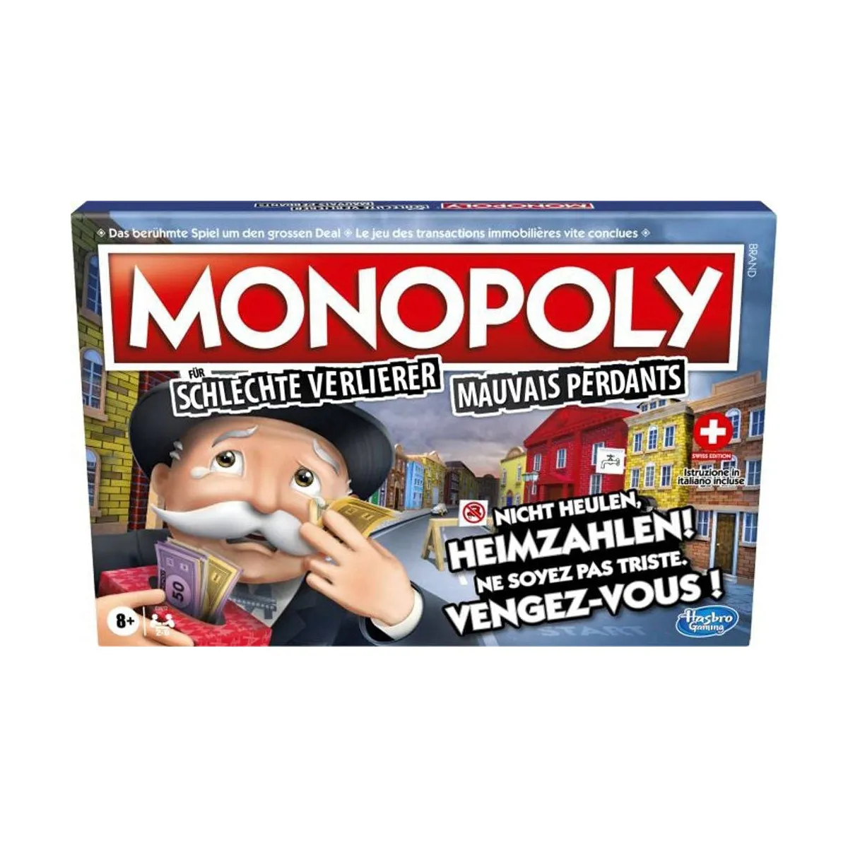 Hasbro - Monopoly - Für schlechte Verlierer (deutsch/französisch)