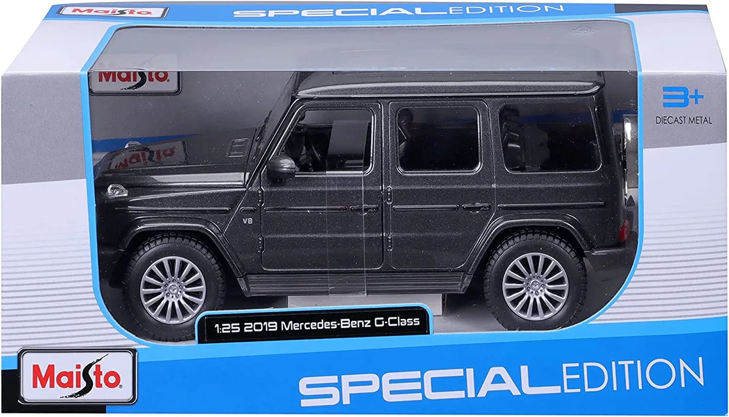Maisto 31531GR - Modellauto - Mercedes G-Klasse G63 AMG '19 (grau, Maßstab 1:25)