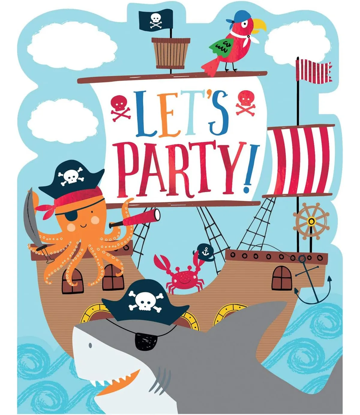 Ahoi, Happy Birthday - Kindergeburtstags-Set (65-teilig)