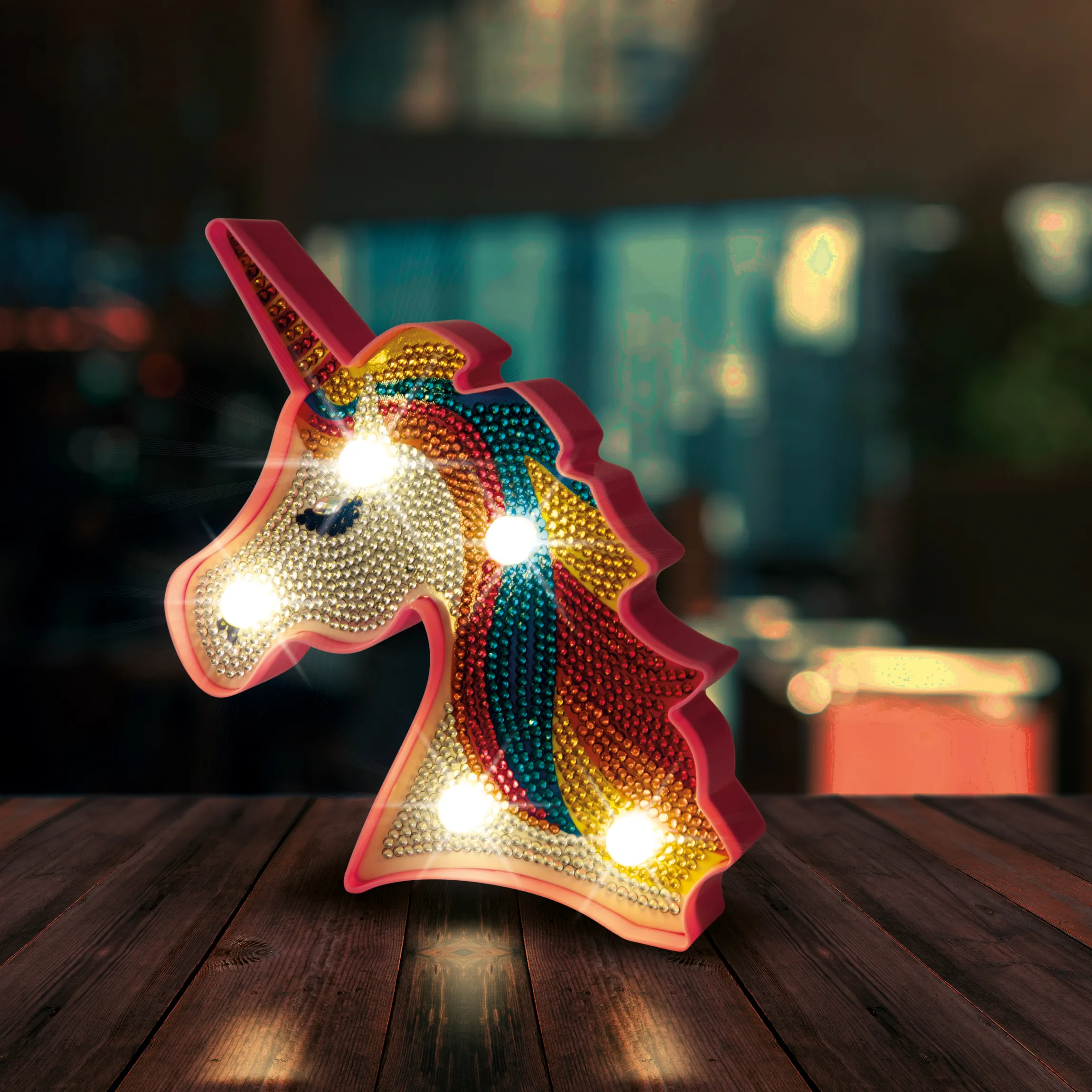 Toi-Toys 46655A - DIY - Diamant - Einhornlampe (5D) Toi-Toys 46655A - DIY - Diamant - Einhornlampe (5D)