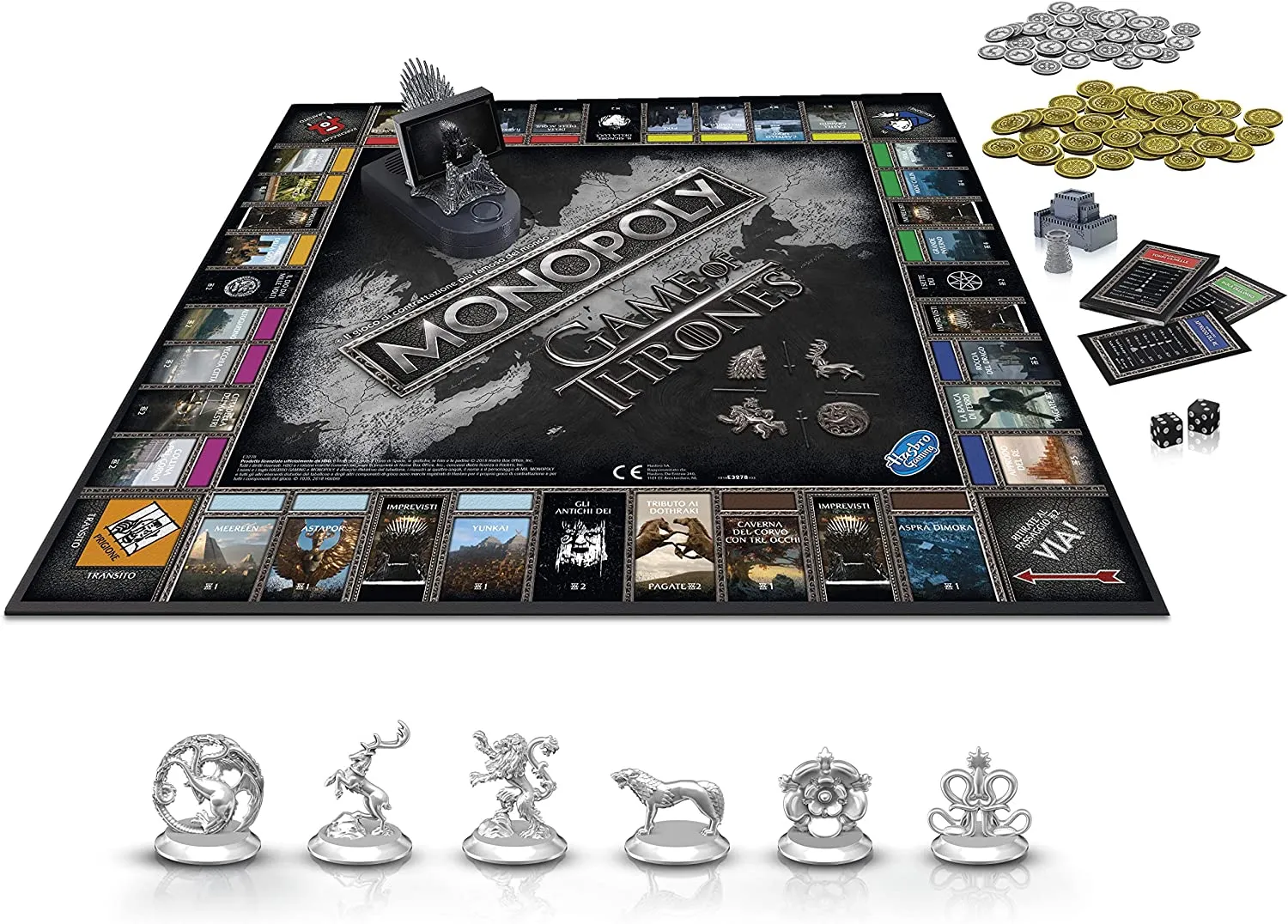 Hasbro - Monopoly Game of Thrones - mit Musikausgabe (französische Version)