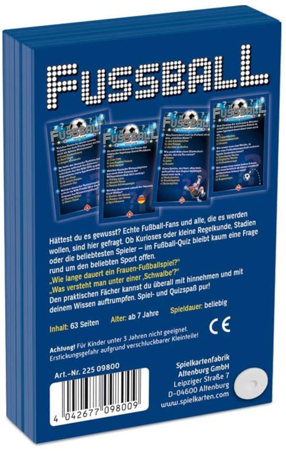 ASS Altenburger 22509800 - Quizspiel Fußball