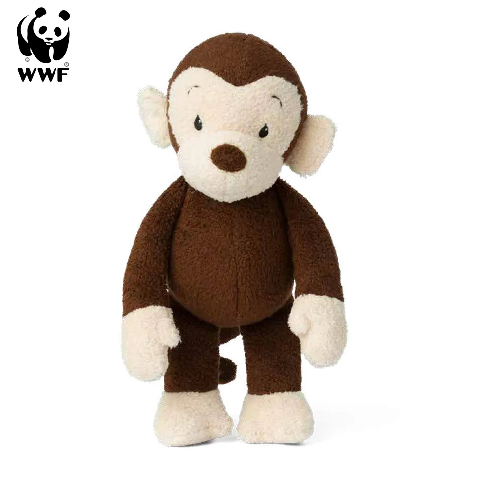 WWF Cub Club - Mago das Äffchen (braun, 22cm) mit Quietscher