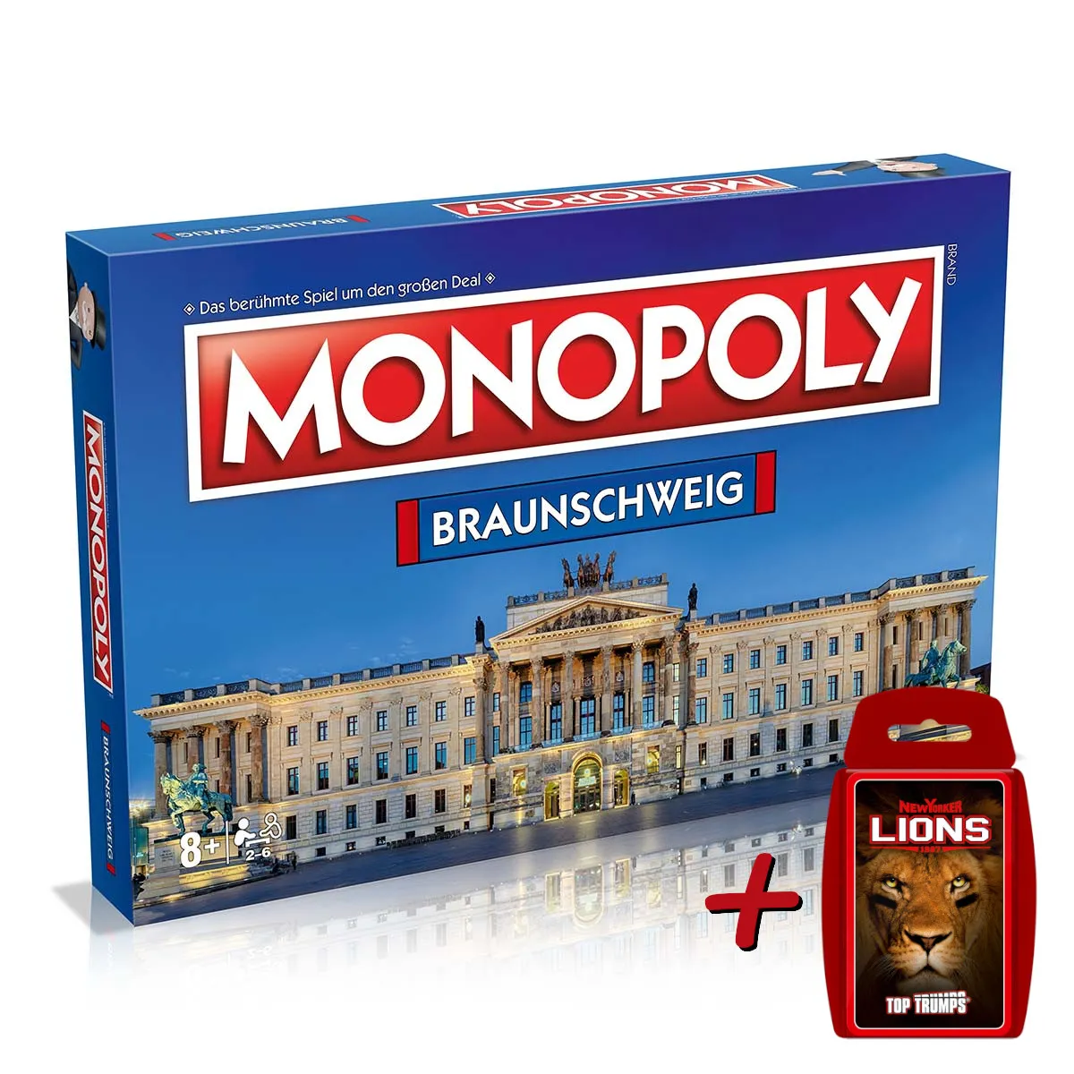 Monopoly - Braunschweig + Top Trumps New Yorker Lions