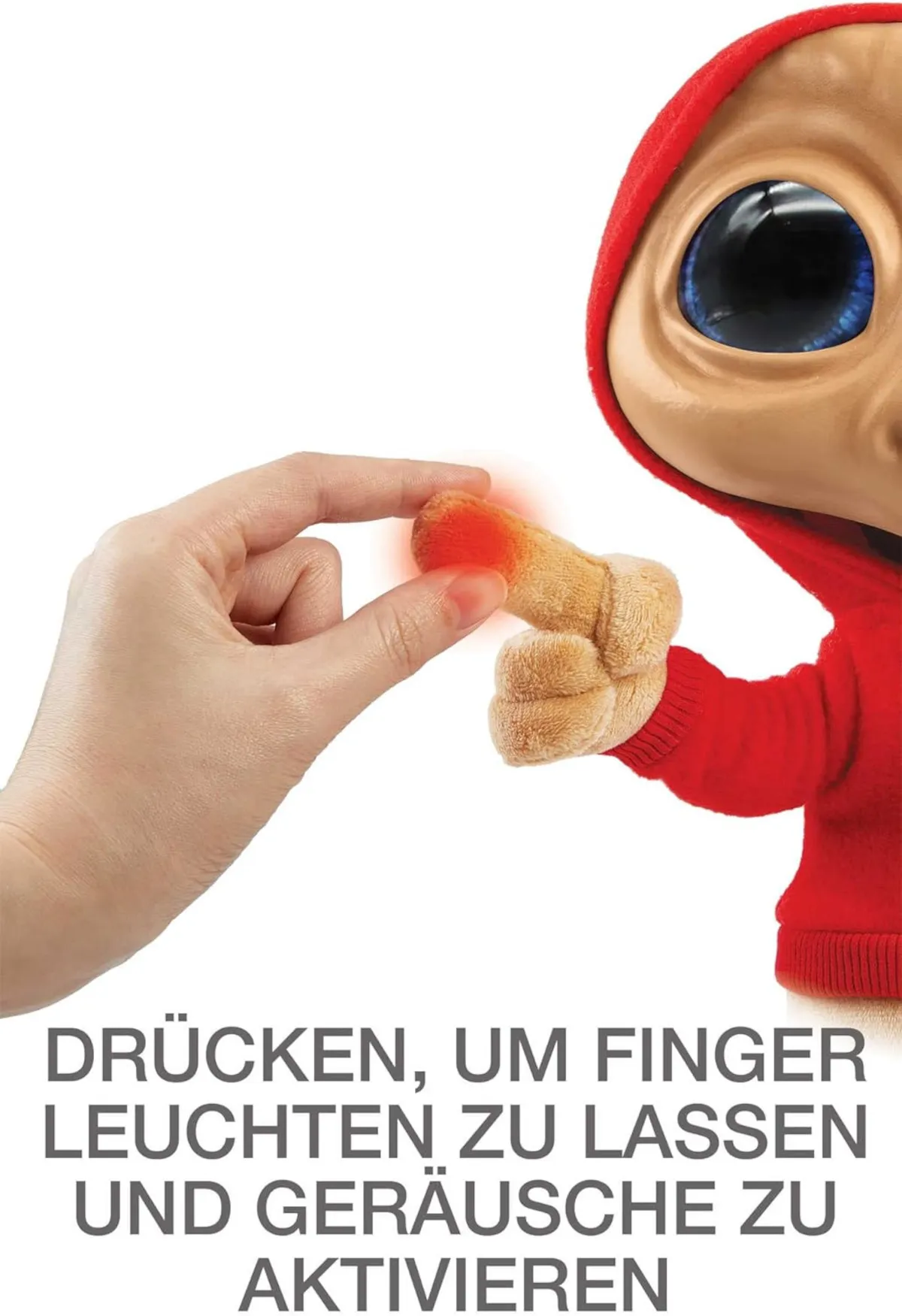 Mattel HMG06 - Plüschfigur - E.T. (28cm) mit Licht und Sound