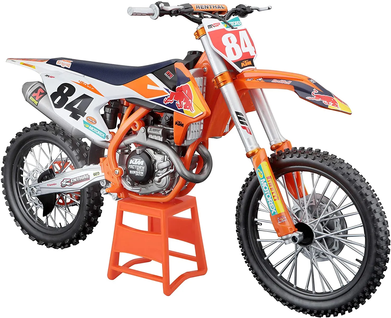 Maisto 32228 - Modellmotorrad - KTM Supercross 450 SX-F '18 Jeffrey Herlings (Maßstab 1:6)