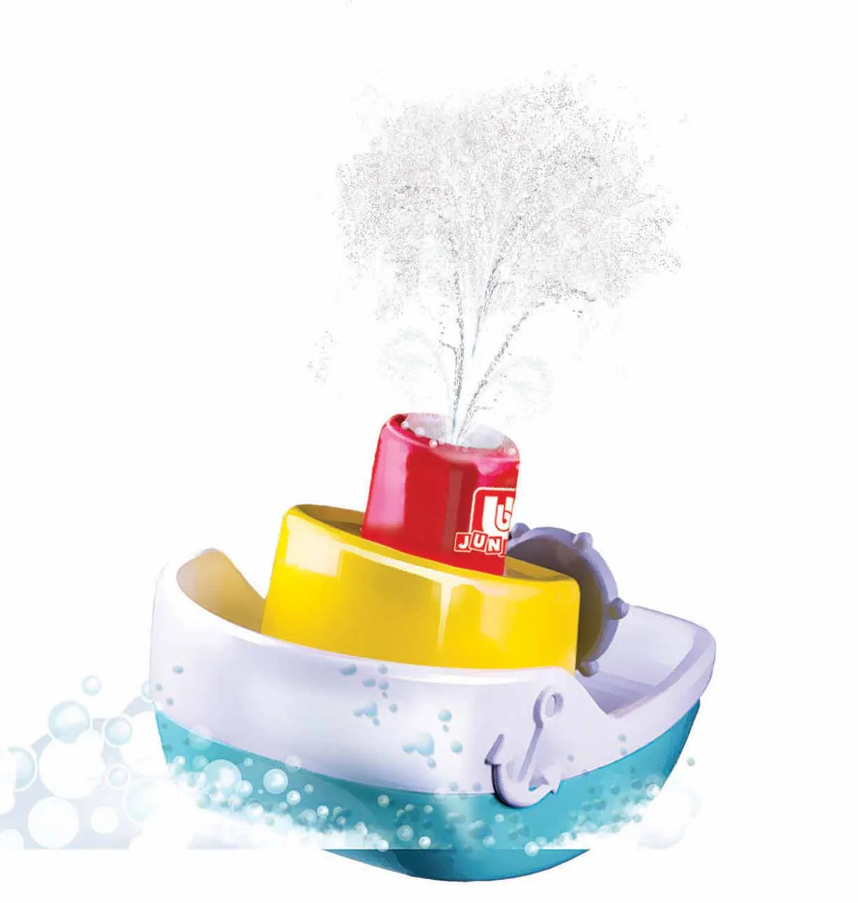 BB Junior 16-89003 - Spielzeugboot - Splash 'n Play Spraying Tugboat