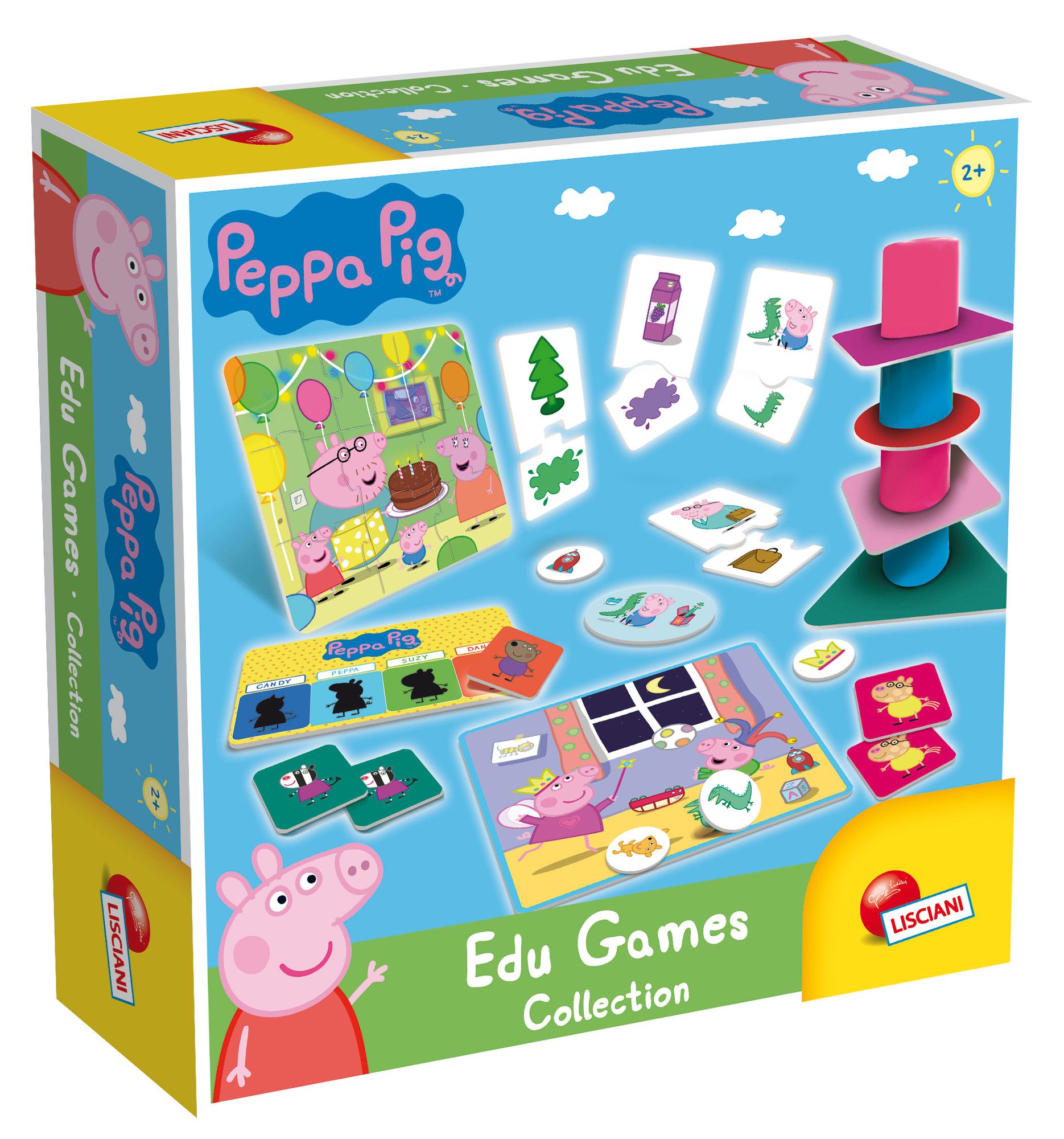 Lisciani 86429 - Peppa Wutz Spielesammlung
