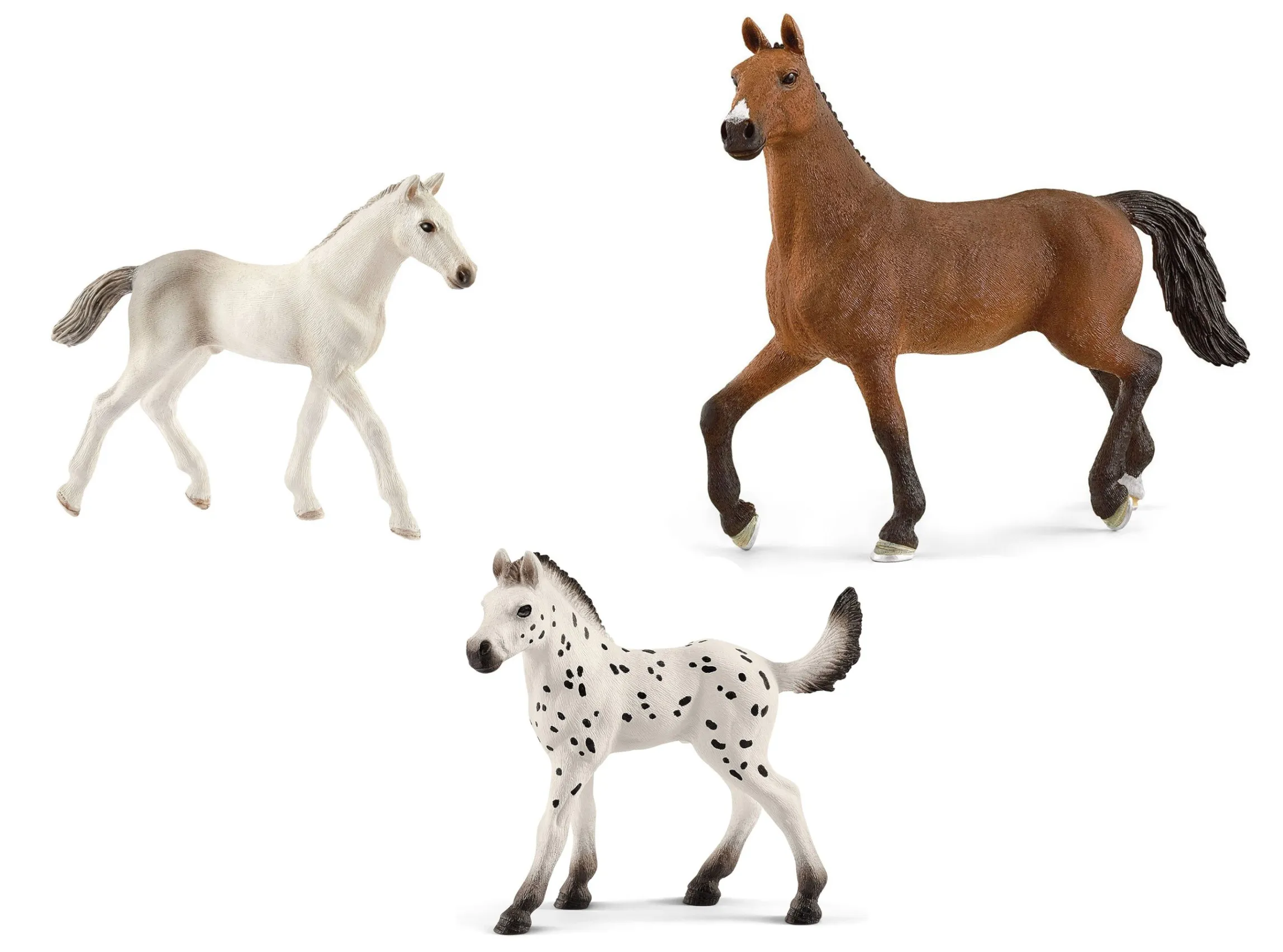 Schleich - Tierfiguren - Pferde-Set mit 15 Pferden