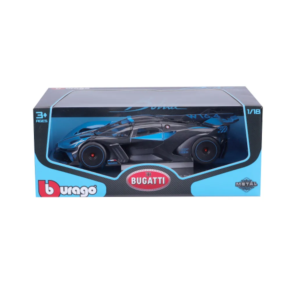 Bburago 18-11047B - Modellauto - Bugatti Bolide (blau, Maßstab 1:18)