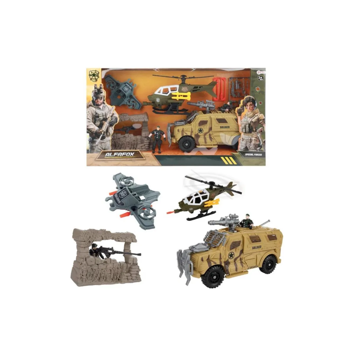 Toi-Toys 15356A  - ALFAFOX Spielset XXL