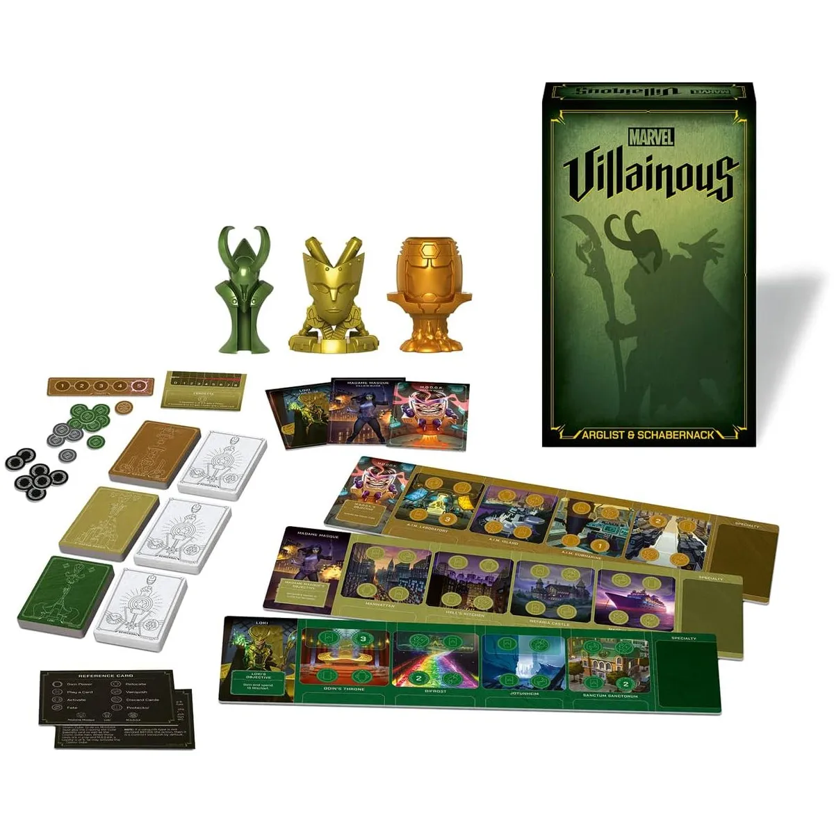 Ravensburger Gesellschaftsspiel BUNDLE - Marvel Villainous: Infinite Power + Arglist & Schabernack