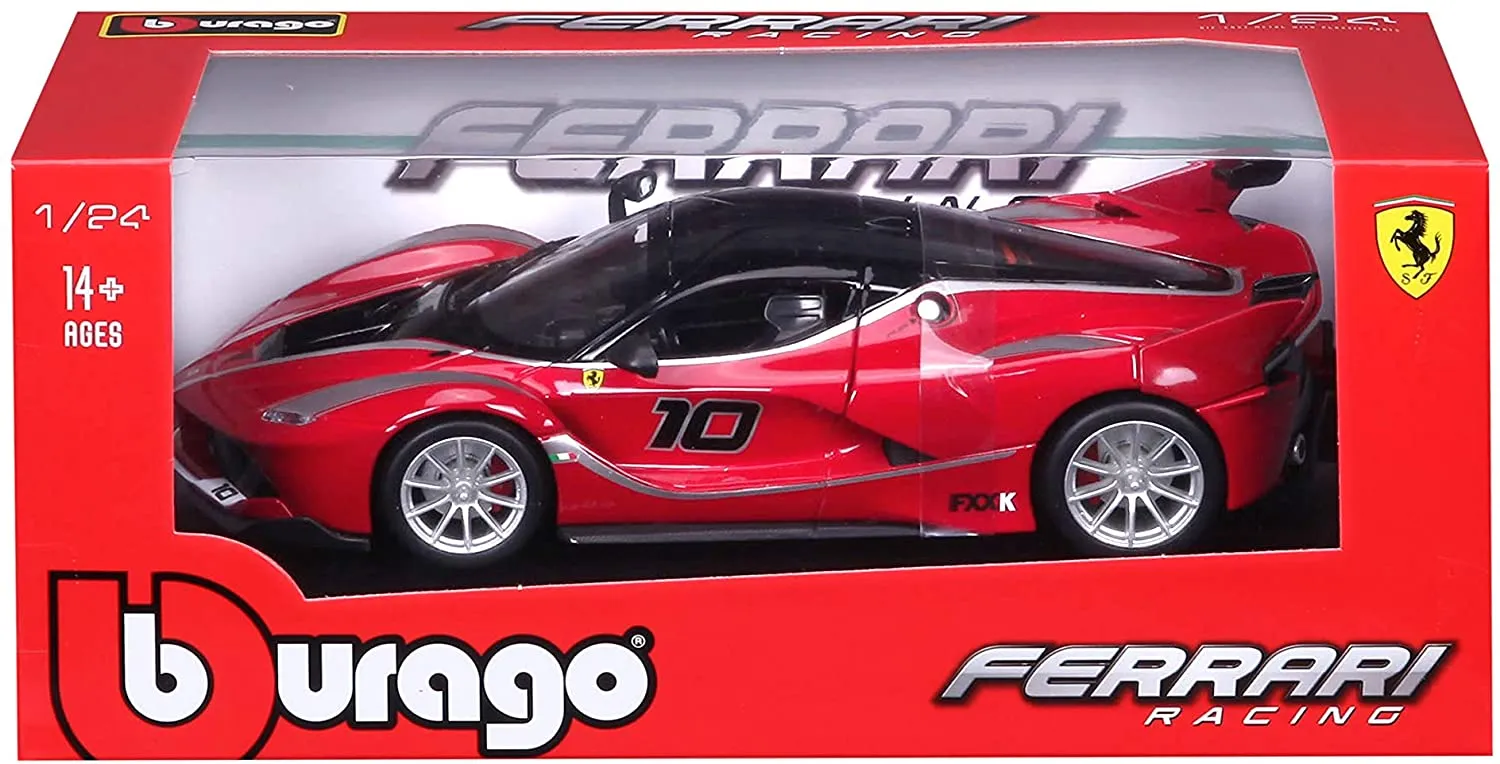 Bburago 18-26301 - Modellauto - Ferrari FXX-K #10 (rot, Maßstab 1:24)