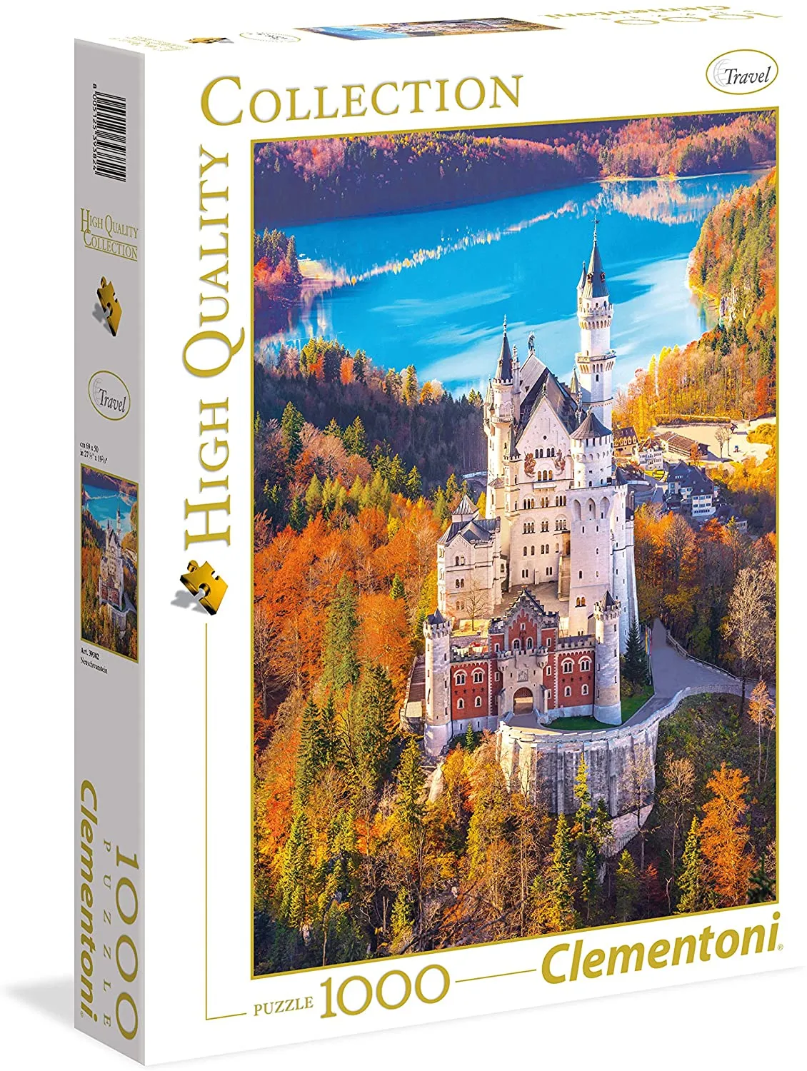 Clementoni Puzzle 39382 - Neuschwanstein (1000 Teile)