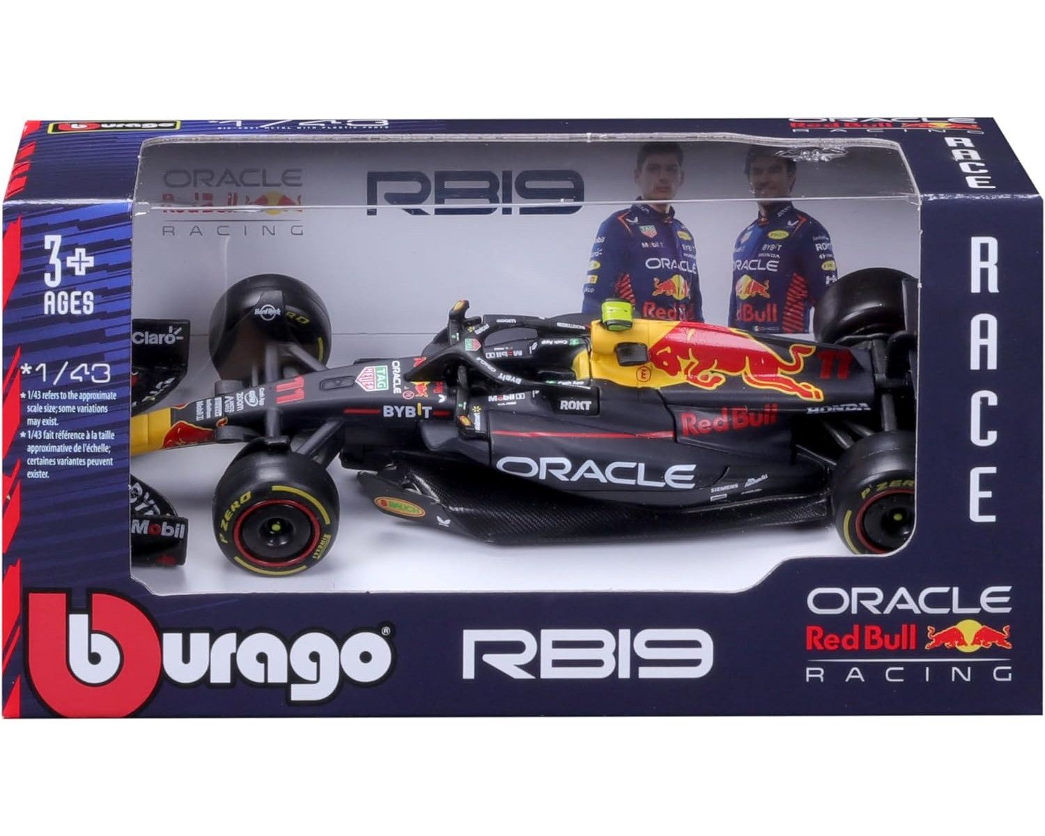 Bburago 18-38082 - Modellauto - Red Bull Racing F1 RB19 Perez #11 (Maßstab 1:43)