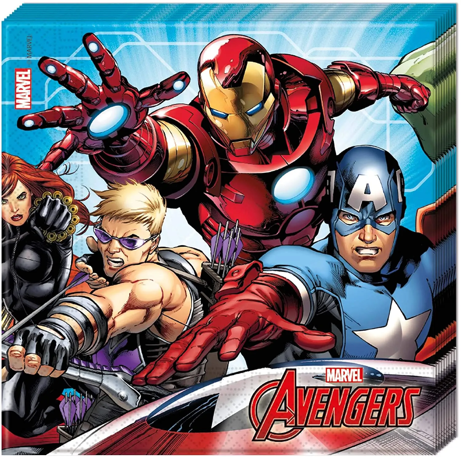 Procos - Marvel Avengers - Servietten (33x33cm, 20 Stück)
