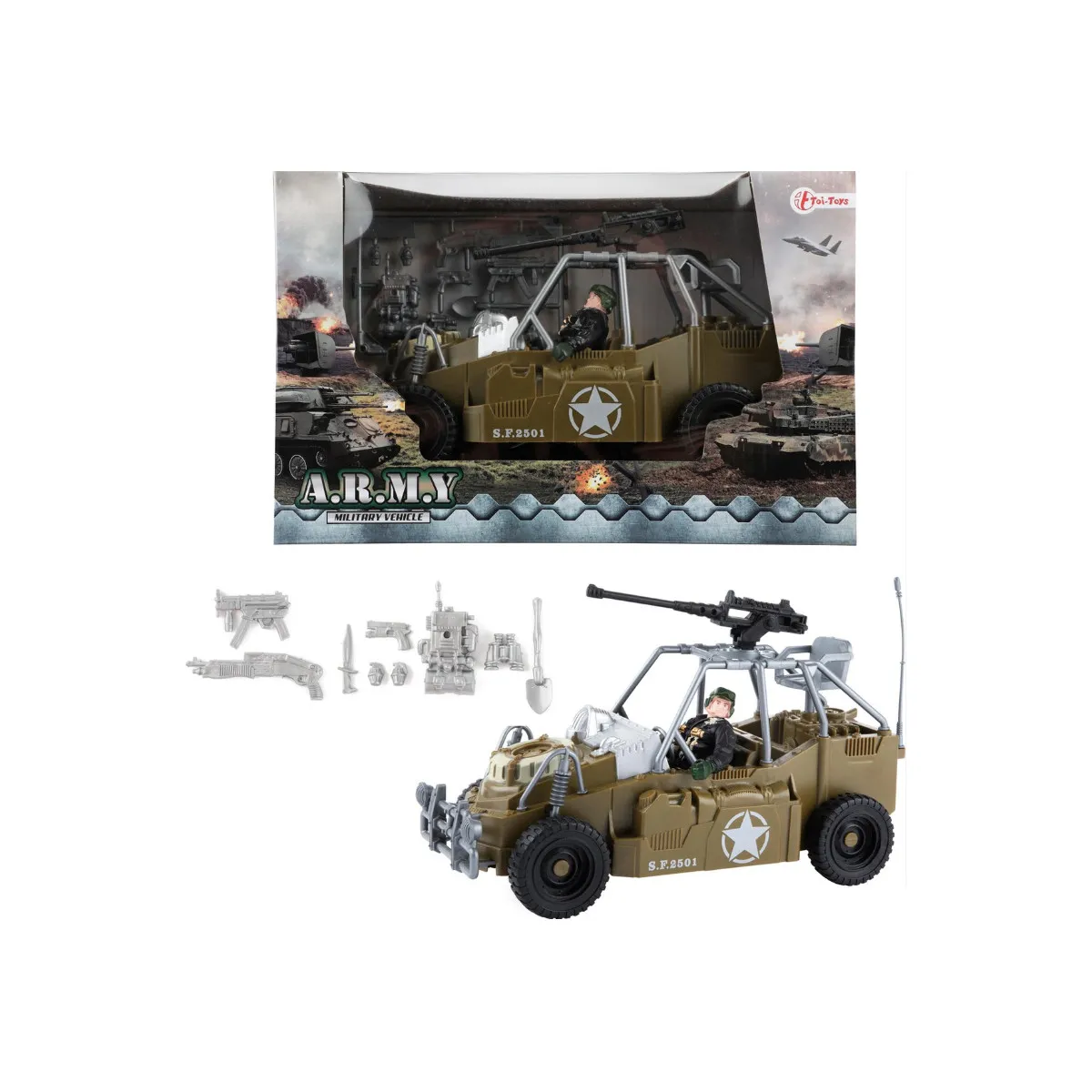 Toi-Toys 15689B - ALFAFOX Set Strandbuggy