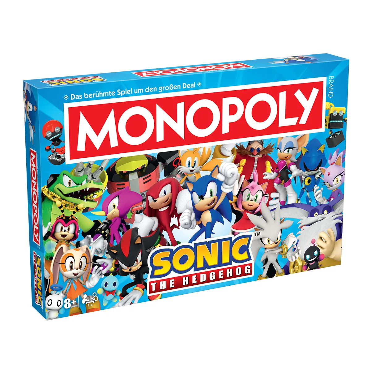 Monopoly - Sonic + 6 EXTRA Spielfiguren