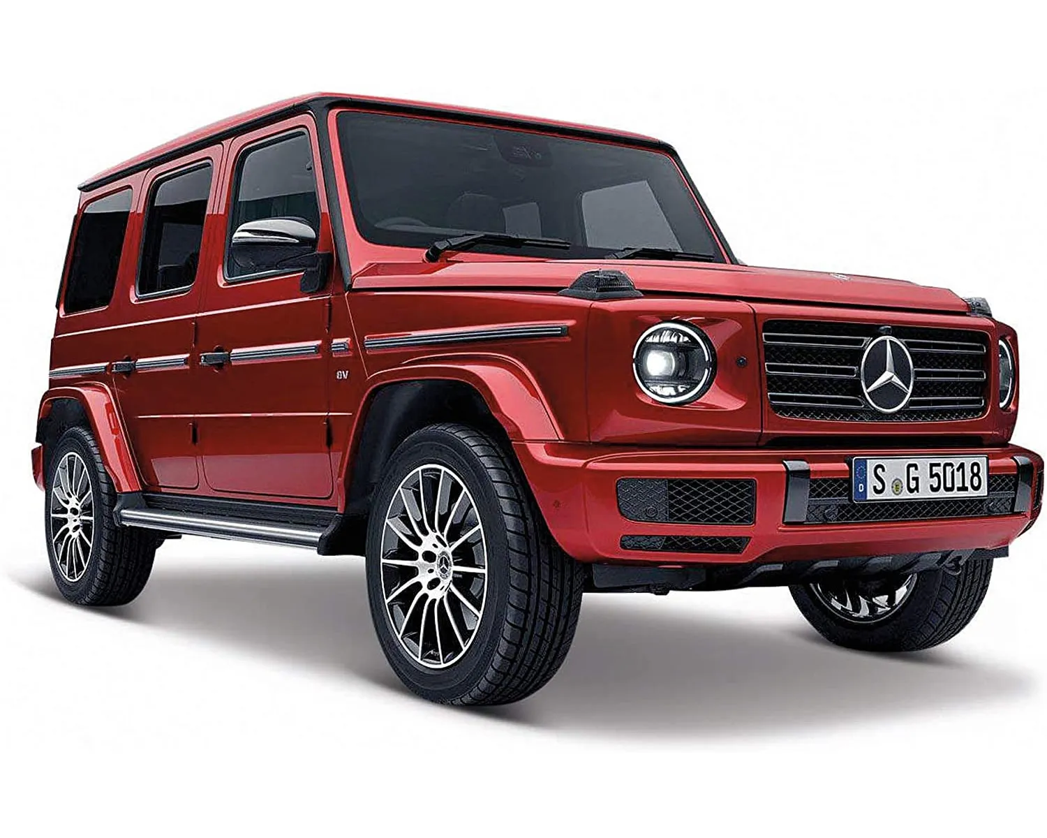 Maisto 31531 - Modellauto - Mercedes G-Klasse G500 '19 (metallic-rot, Maßstab 1:25)