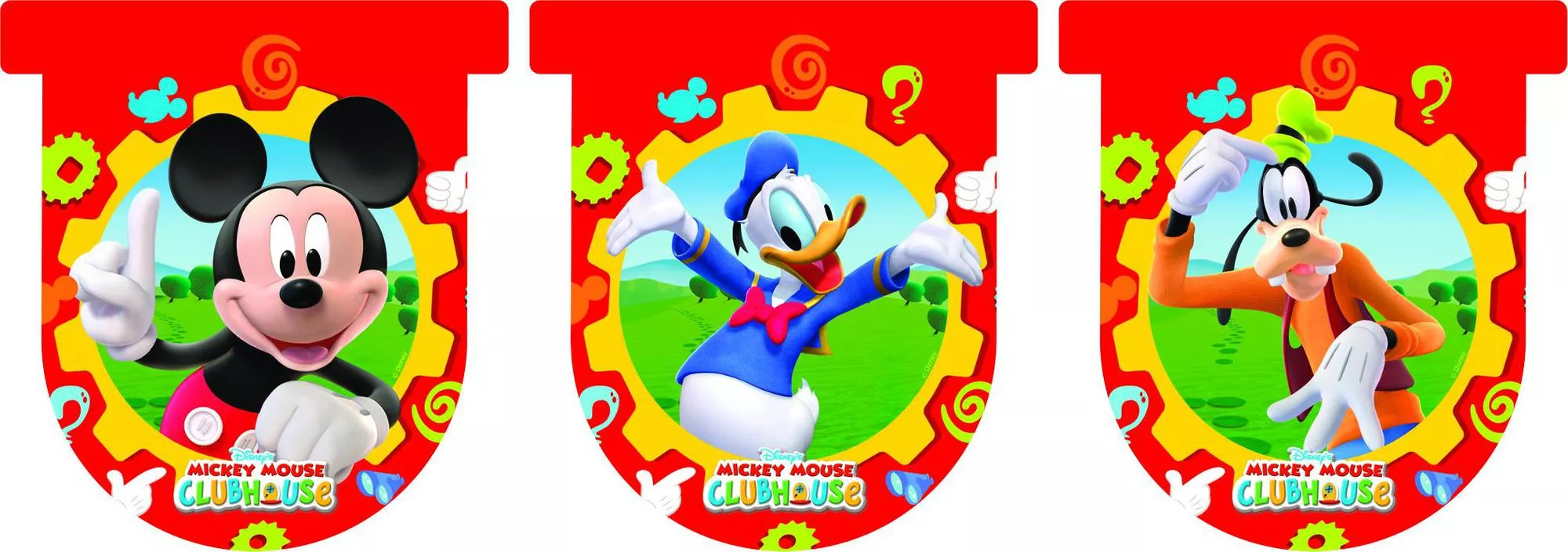 Procos - Micky Maus Clubhouse - Wimpelkette (3,0m) Procos - Micky Maus Clubhouse - Wimpelkette (3,0m)