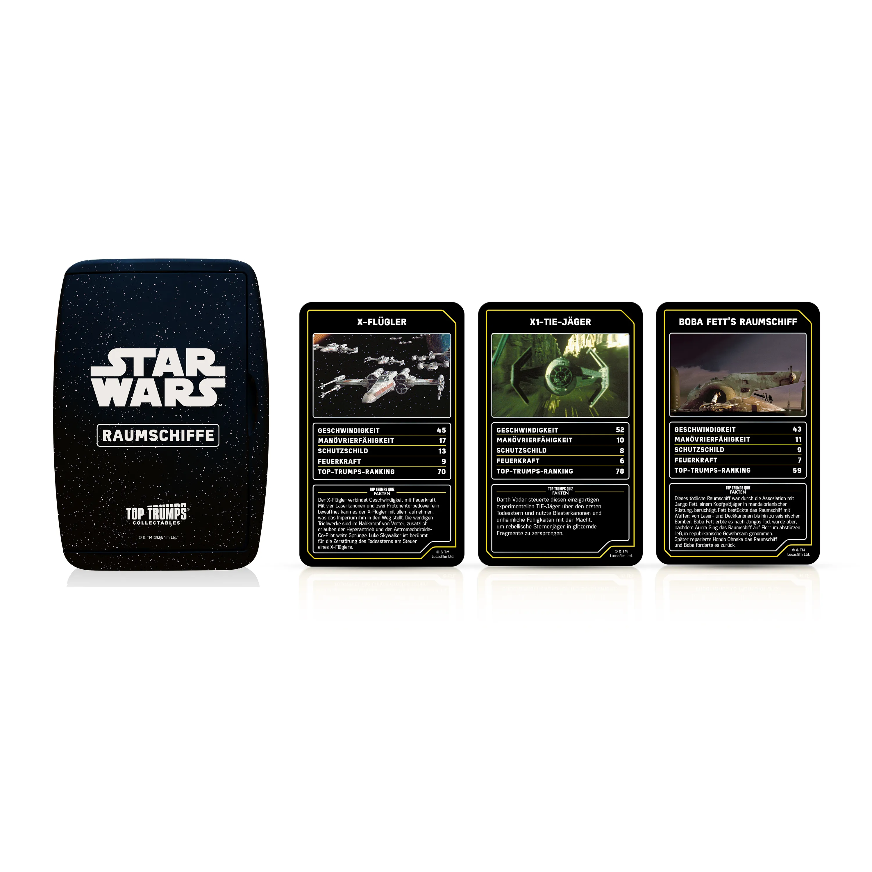 Mattel - Scrabble - Star Wars + Top Trumps Raumschiffe
