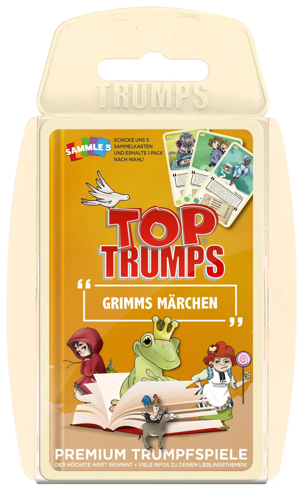 Märchen 2er Set: Top Trumps Grimms Märchen + Rotkäppchen Märchenspiel