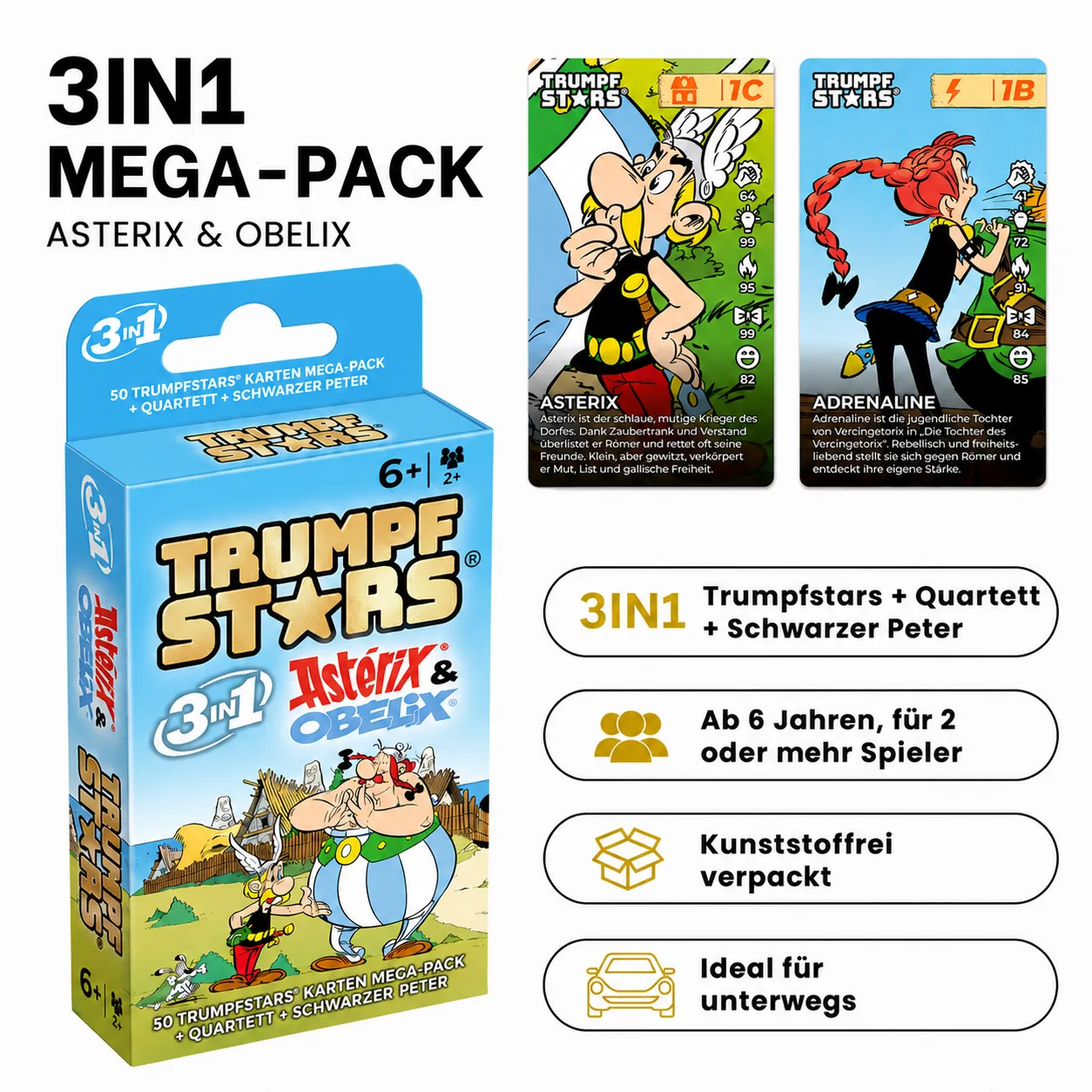 Trumpfstars - Asterix & Obelix (3 in 1)