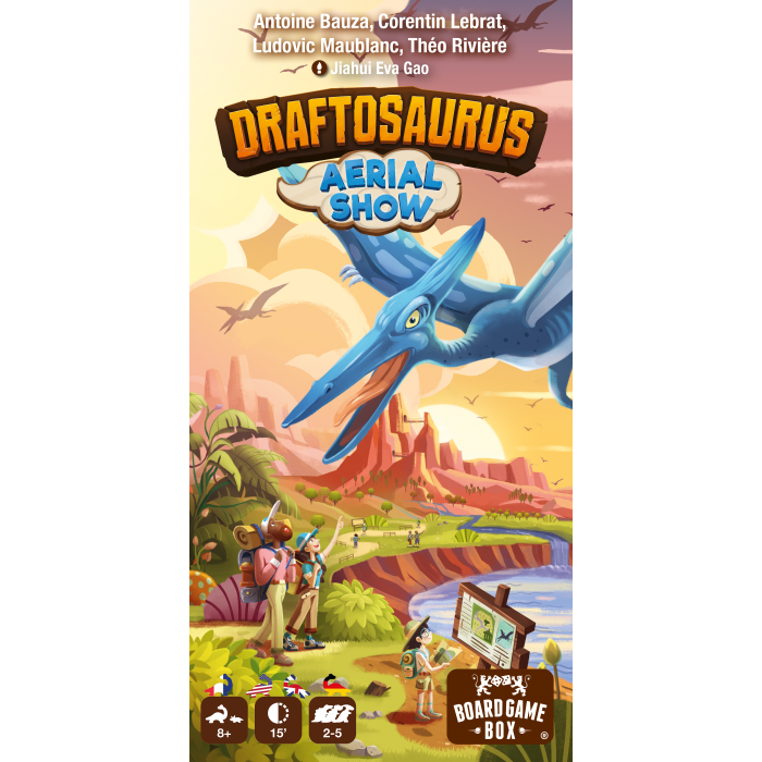 Board Game Box - Draftosaurus + 2 Erweiterungen (Aerial Show + Marina)