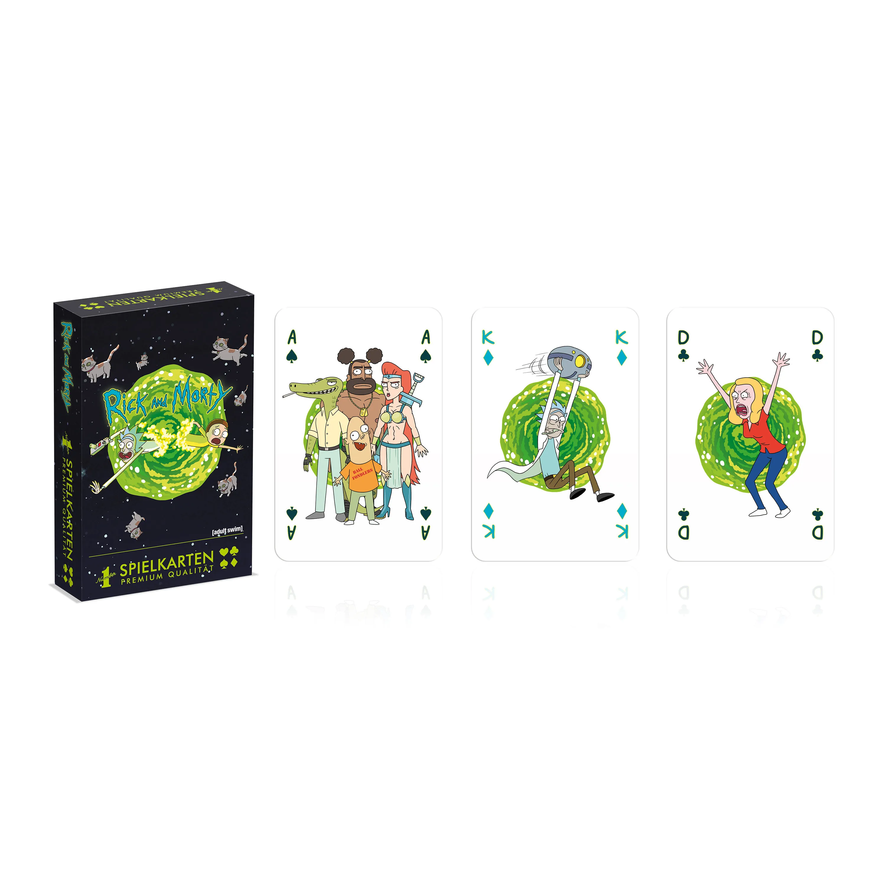 Number 1 Spielkarten - Rick and Morty  Number 1 Spielkarten - Rick and Morty