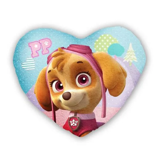 Paw Patrol Kissen in  Herzform (37x30cm) Skye