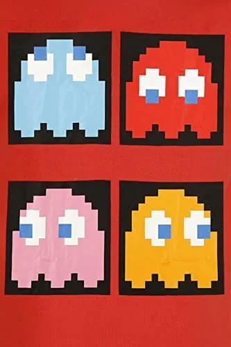 Difuzed - T-Shirt Herren - Pac-Man (rot)