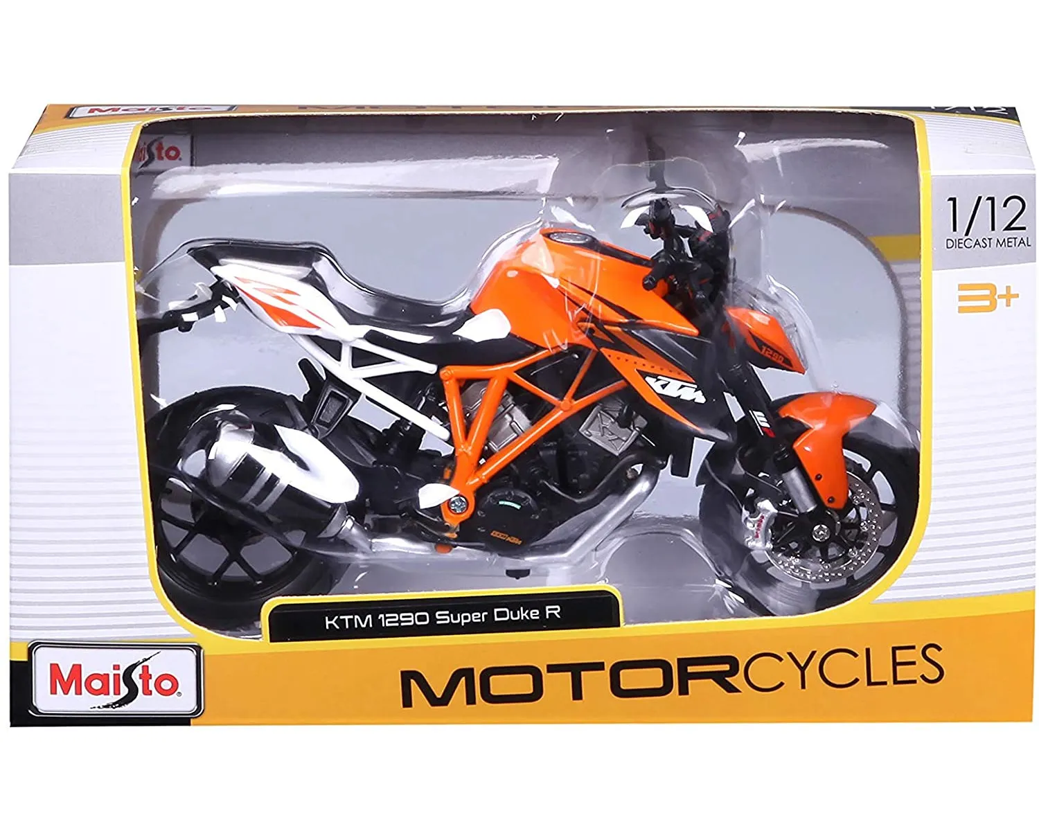 Maisto - Modellmotorrad - KTM 1290 Super Duke R (orange, Maßstab 1:12)